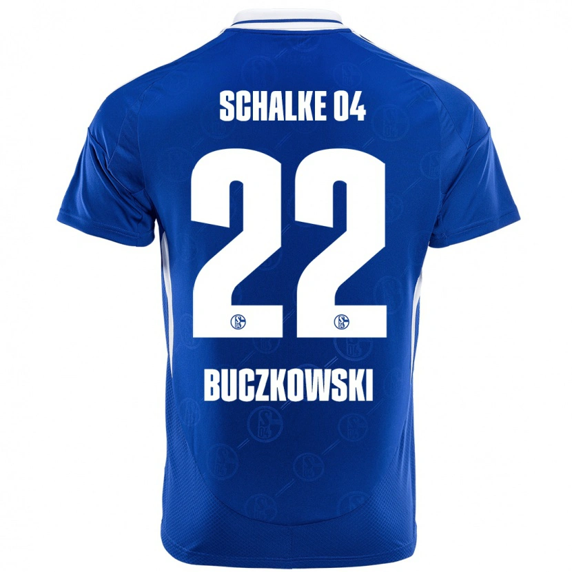 Danxen Hombre Camiseta Philip Buczkowski #22 Azul Real 1ª Equipación 2024/25 La Camisa