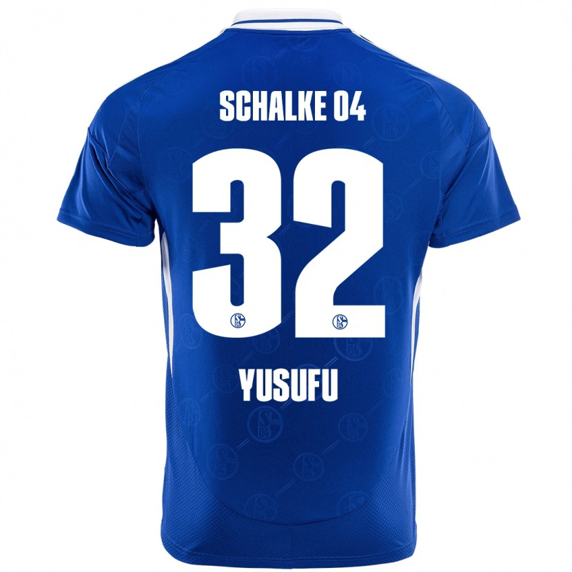 Danxen Hombre Camiseta Faaris Yusufu #32 Azul Real 1ª Equipación 2024/25 La Camisa