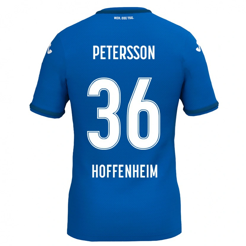 Danxen Hombre Camiseta Lúkas Petersson #36 Azul Real 1ª Equipación 2024/25 La Camisa