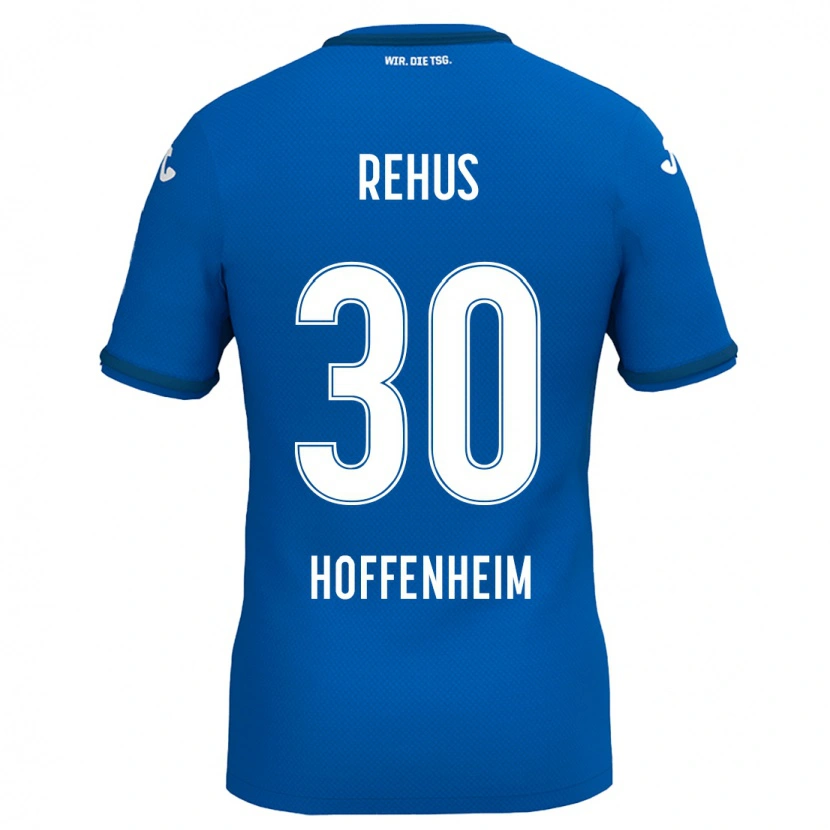 Danxen Hombre Camiseta Milan Rehus #30 Azul Real 1ª Equipación 2024/25 La Camisa