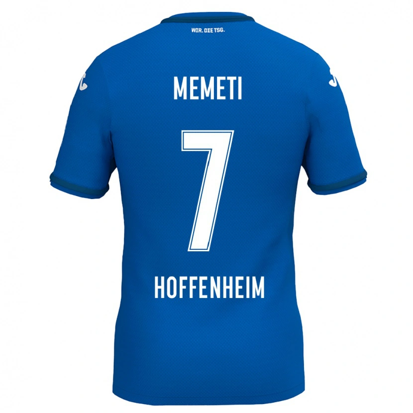 Danxen Hombre Camiseta Erëleta Memeti #7 Azul Real 1ª Equipación 2024/25 La Camisa