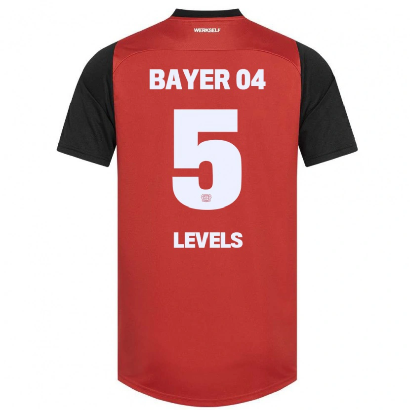 Danxen Hombre Camiseta Janou Levels #5 Rojo Negro 1ª Equipación 2024/25 La Camisa