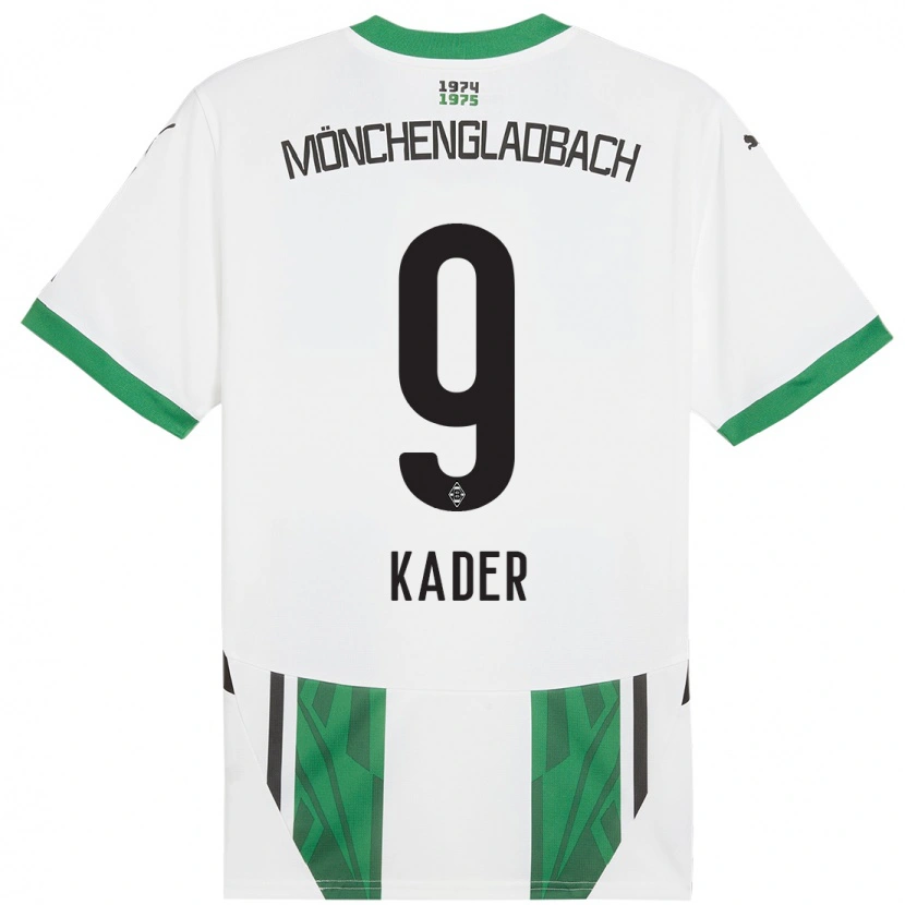 Danxen Hombre Camiseta Cagatay Kader #9 Blanco Verde 1ª Equipación 2024/25 La Camisa