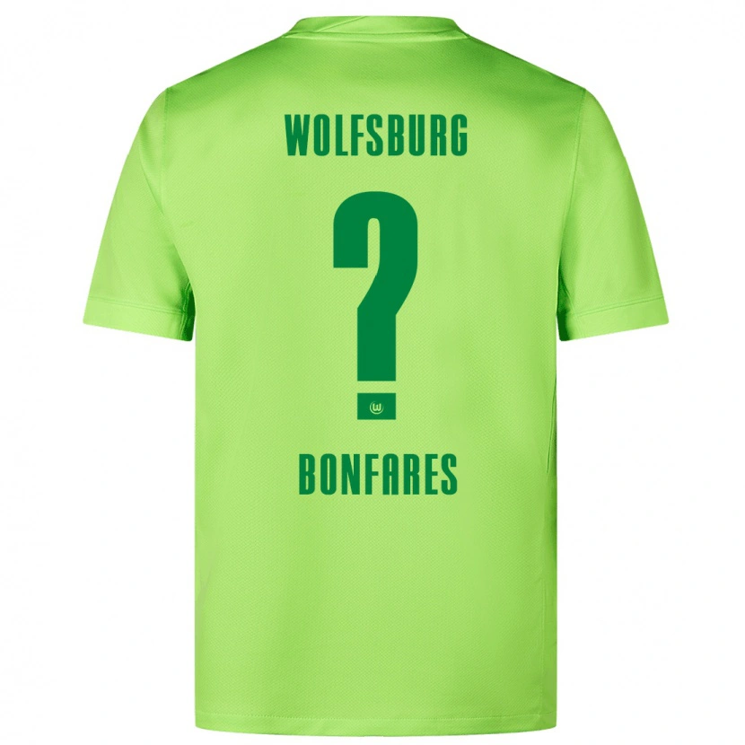 Danxen Hombre Camiseta Marouan Bonfares #0 Verde Fluorescente 1ª Equipación 2024/25 La Camisa