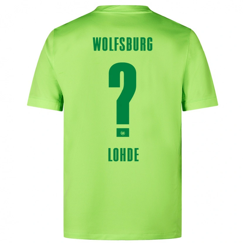 Danxen Hombre Camiseta Sven Lohde #0 Verde Fluorescente 1ª Equipación 2024/25 La Camisa