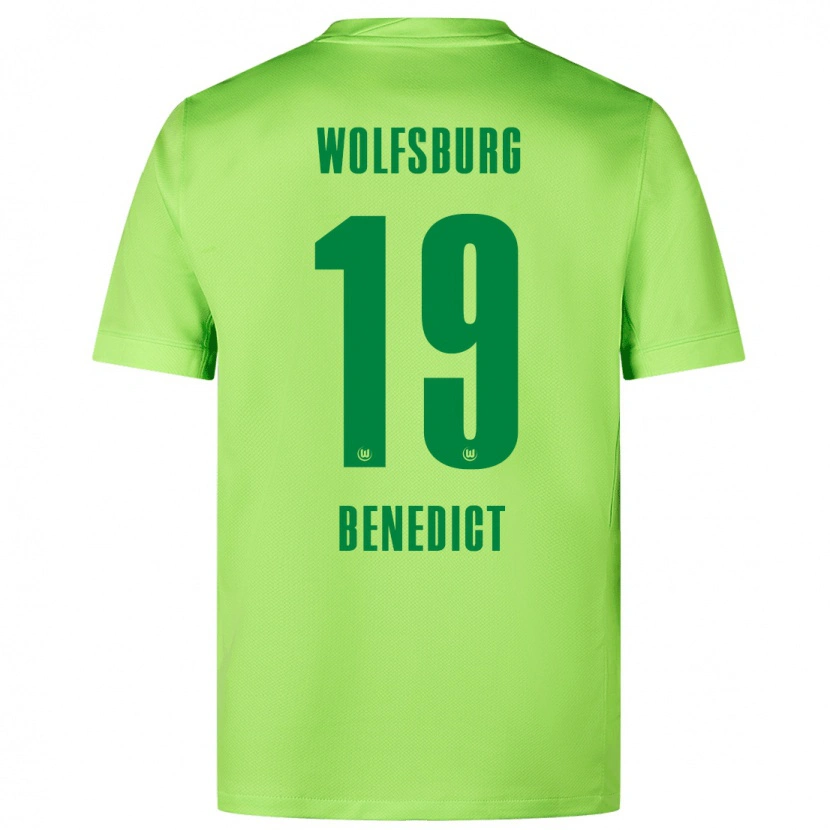 Danxen Hombre Camiseta Trevor Benedict #19 Verde Fluorescente 1ª Equipación 2024/25 La Camisa