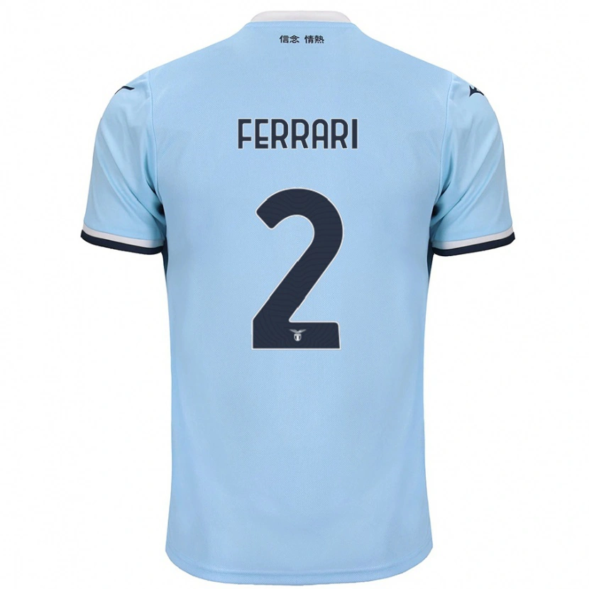 Danxen Hombre Camiseta Lorenzo Ferrari #2 Azul 1ª Equipación 2024/25 La Camisa