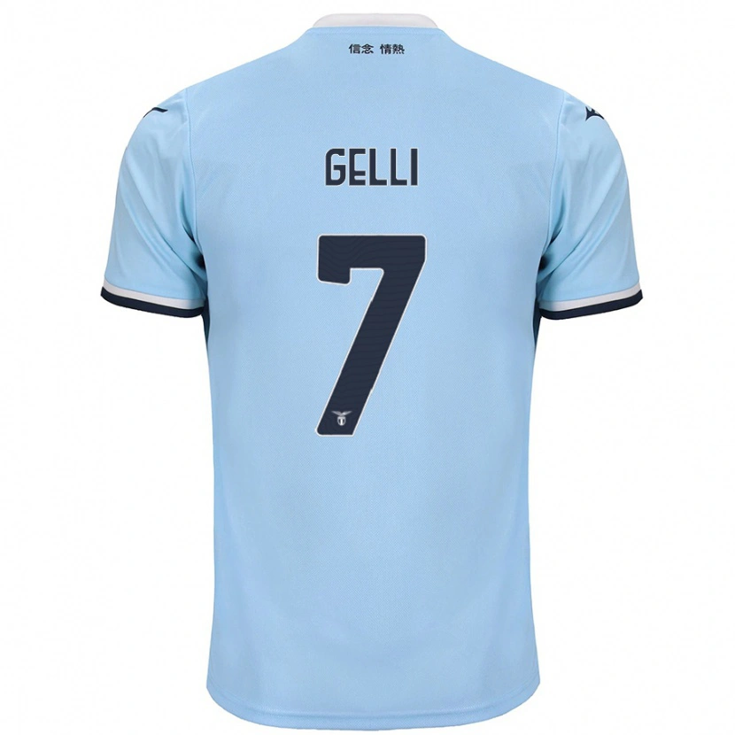 Danxen Hombre Camiseta Valerio Gelli #7 Azul 1ª Equipación 2024/25 La Camisa