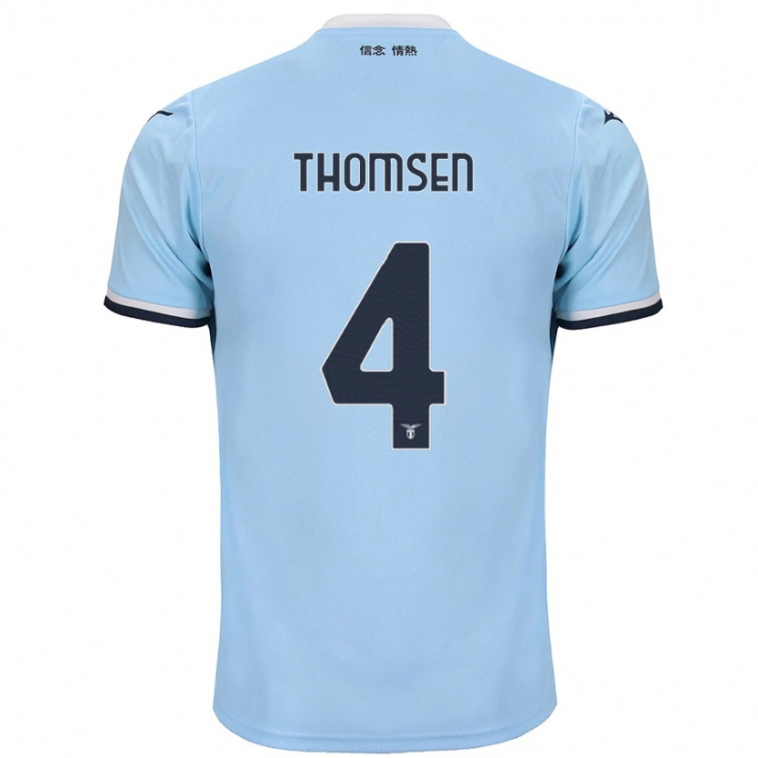 Danxen Hombre Camiseta Maria Møller Thomsen #4 Azul 1ª Equipación 2024/25 La Camisa