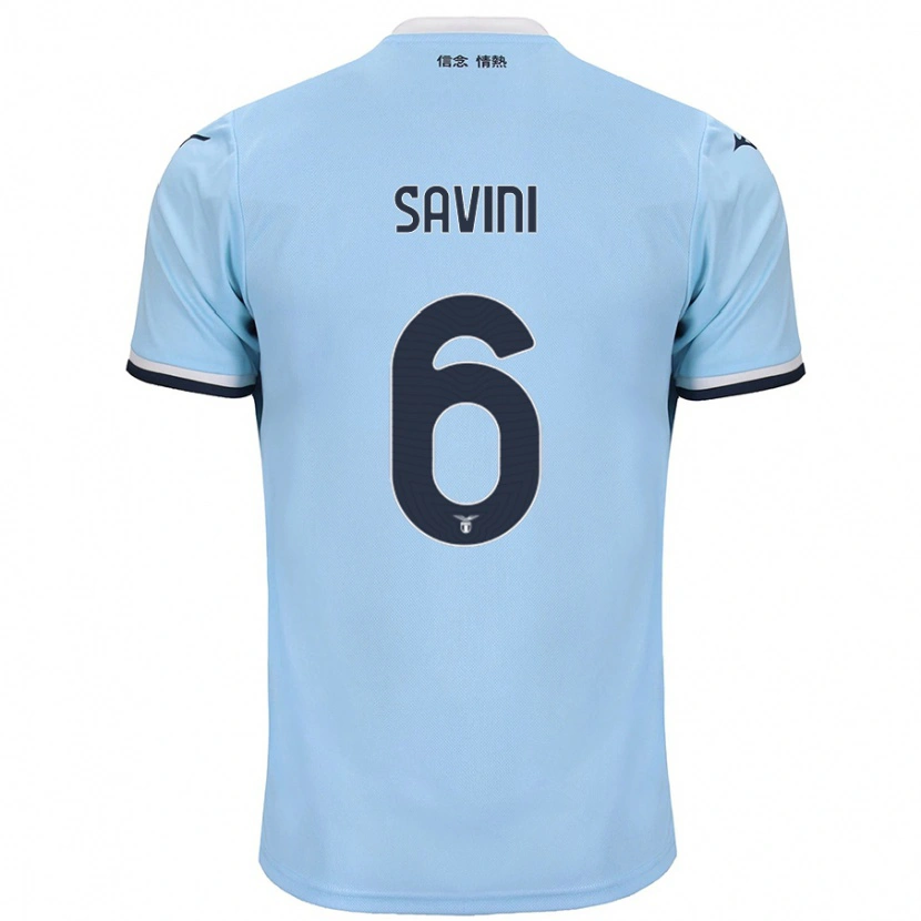 Danxen Hombre Camiseta Federica Savini #6 Azul 1ª Equipación 2024/25 La Camisa