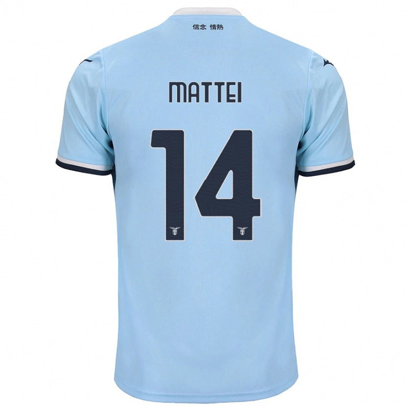 Danxen Hombre Camiseta Sarah Mattei #14 Azul 1ª Equipación 2024/25 La Camisa