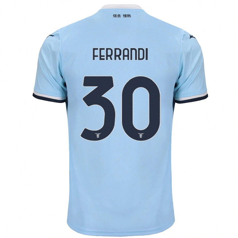 Danxen Hombre Camiseta Giulia Ferrandi #30 Azul 1ª Equipación 2024/25 La Camisa