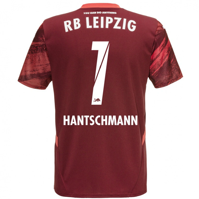 Danxen Hombre Camiseta Franz Hantschmann #1 Borgoña 2ª Equipación 2024/25 La Camisa