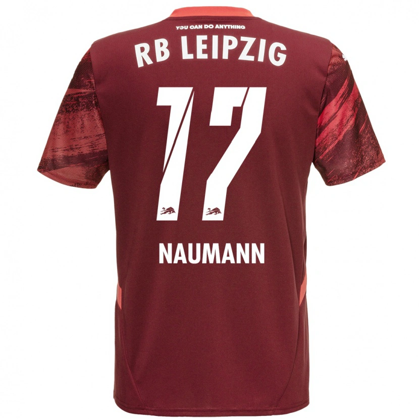 Danxen Hombre Camiseta Carlos Naumann #17 Borgoña 2ª Equipación 2024/25 La Camisa