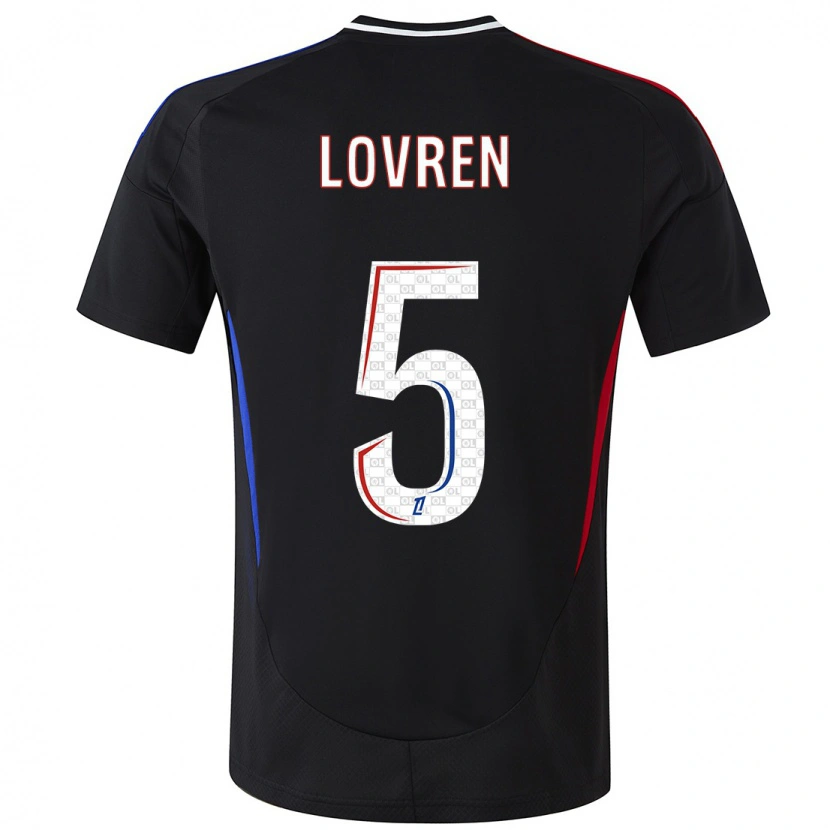 Danxen Hombre Camiseta Dejan Lovren #5 Negro 2ª Equipación 2024/25 La Camisa