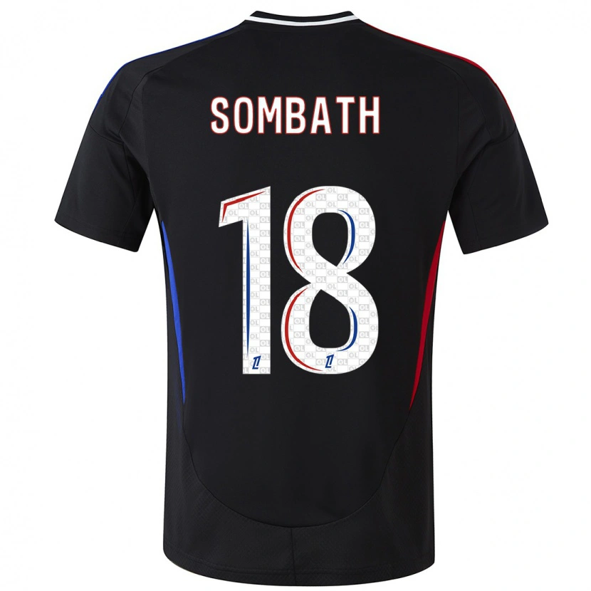 Danxen Hombre Camiseta Alice Sombath #18 Negro 2ª Equipación 2024/25 La Camisa