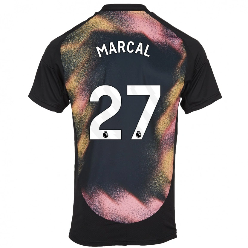 Danxen Hombre Camiseta Wanya Marçal #27 Negro Blanco 2ª Equipación 2024/25 La Camisa