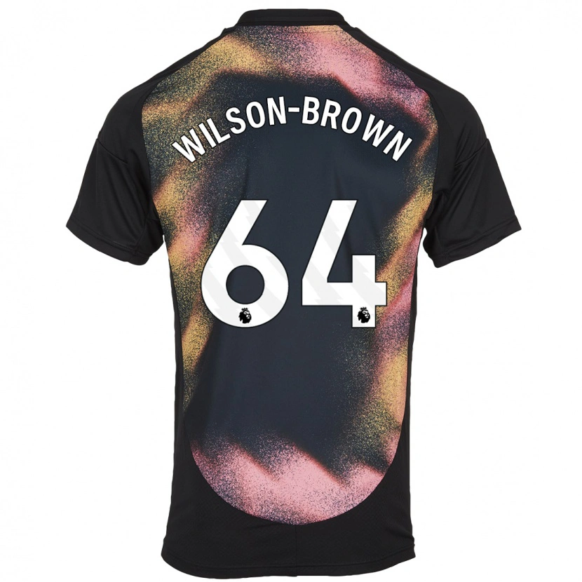 Danxen Hombre Camiseta Tom Wilson-Brown #64 Negro Blanco 2ª Equipación 2024/25 La Camisa