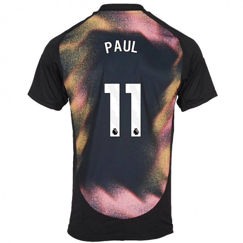 Danxen Hombre Camiseta Lachante Paul #11 Negro Blanco 2ª Equipación 2024/25 La Camisa