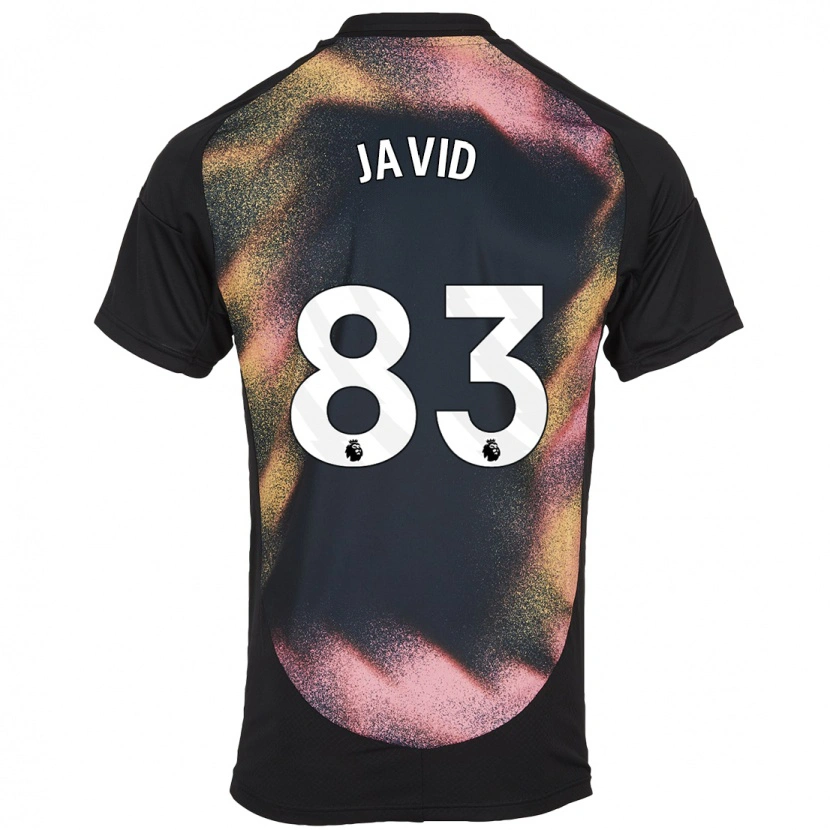 Danxen Hombre Camiseta Abdullah Javid #83 Negro Blanco 2ª Equipación 2024/25 La Camisa