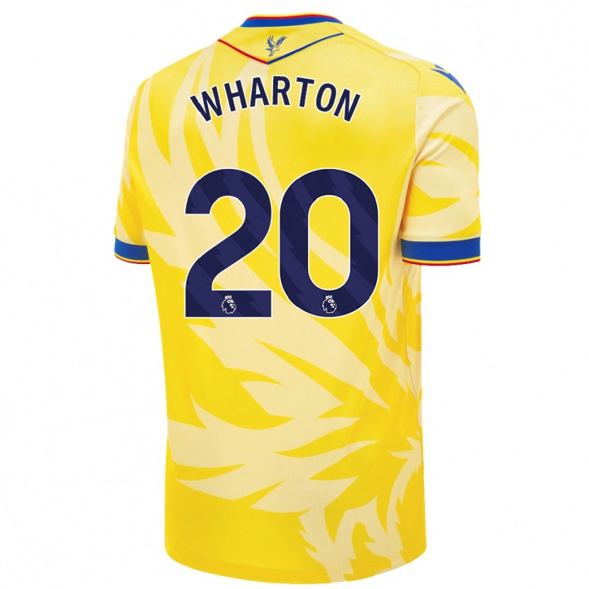 Danxen Hombre Camiseta Adam Wharton #20 Amarillo 2ª Equipación 2024/25 La Camisa