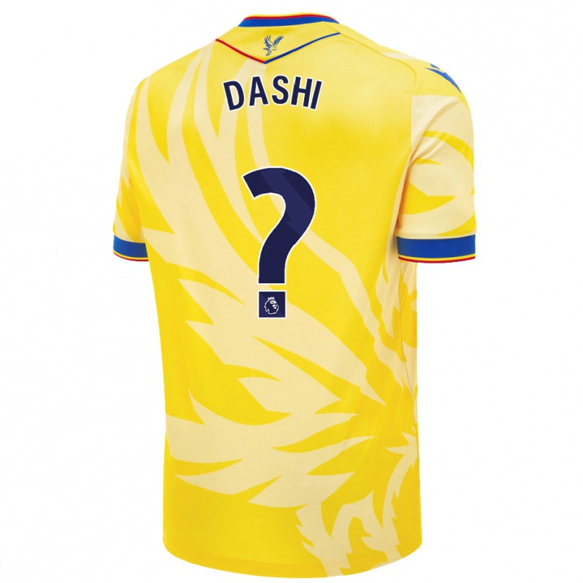 Danxen Hombre Camiseta Matteo Dashi #0 Amarillo 2ª Equipación 2024/25 La Camisa