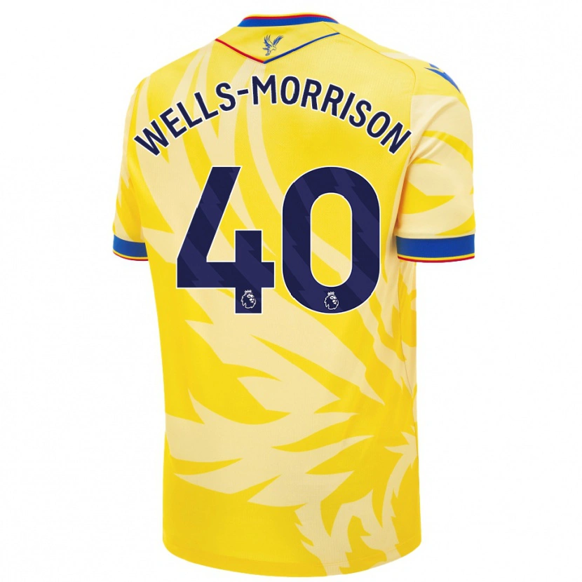 Danxen Hombre Camiseta Jack Wells-Morrison #40 Amarillo 2ª Equipación 2024/25 La Camisa