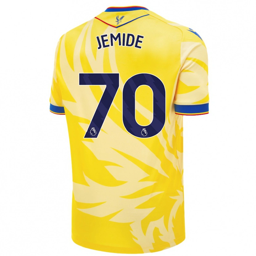 Danxen Hombre Camiseta Mofe Jemide #70 Amarillo 2ª Equipación 2024/25 La Camisa