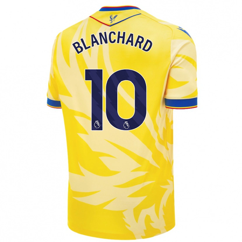 Danxen Hombre Camiseta Annabel Blanchard #10 Amarillo 2ª Equipación 2024/25 La Camisa