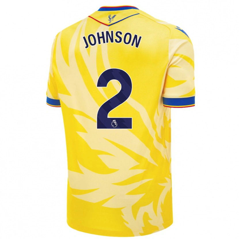 Danxen Hombre Camiseta Annabel Johnson #2 Amarillo 2ª Equipación 2024/25 La Camisa