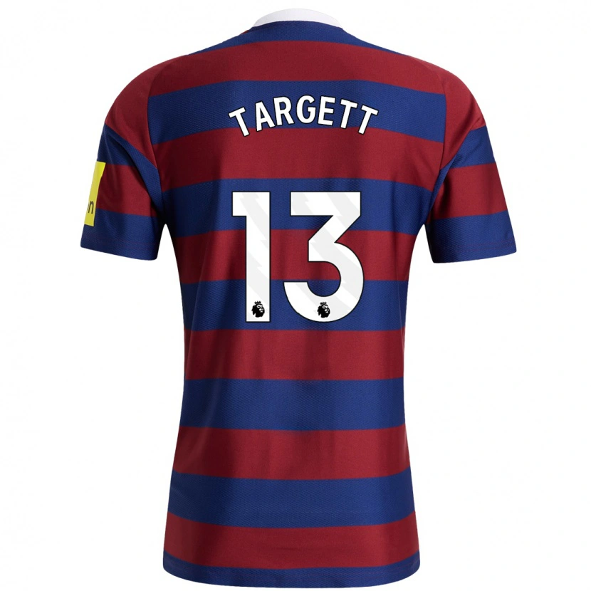 Danxen Hombre Camiseta Matt Targett #13 Burdeos Azul Marino 2ª Equipación 2024/25 La Camisa