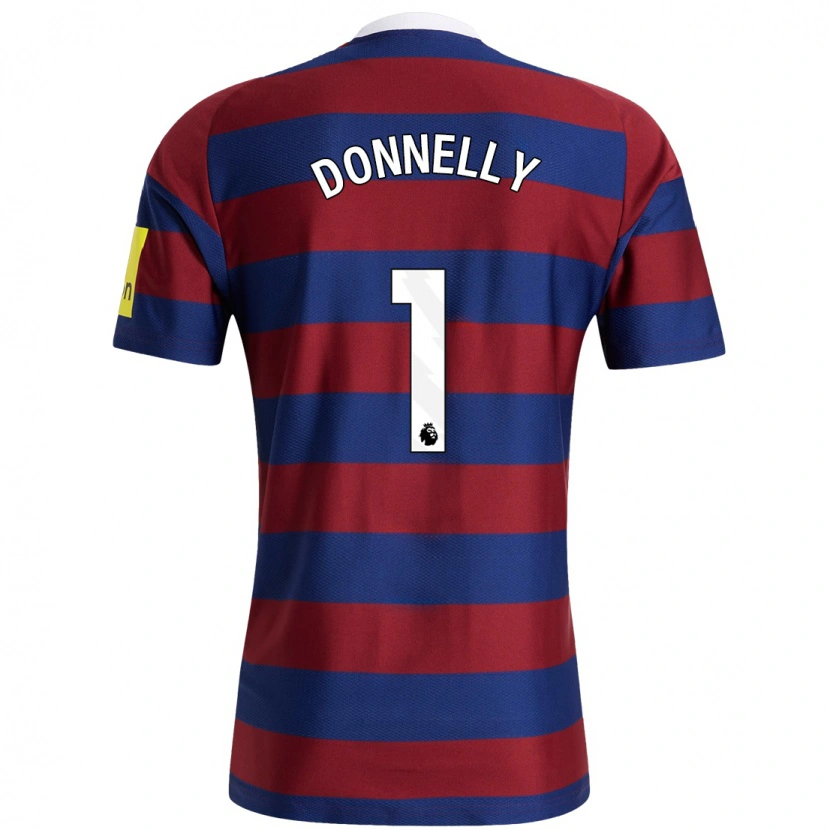 Danxen Hombre Camiseta Grace Donnelly #1 Burdeos Azul Marino 2ª Equipación 2024/25 La Camisa