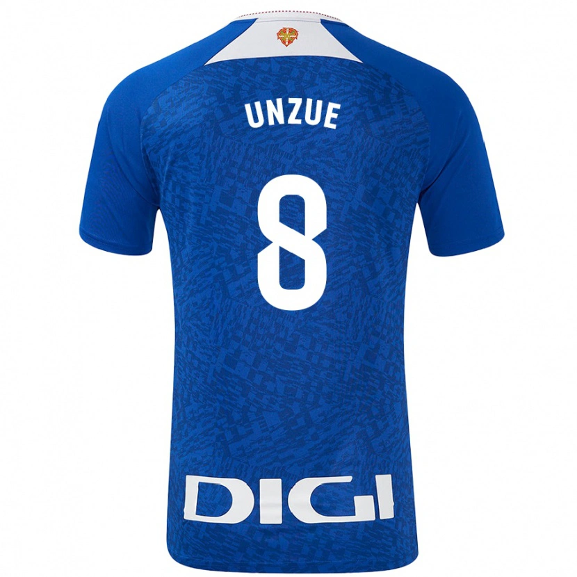 Danxen Hombre Camiseta Marta Unzué #8 Azul Real 2ª Equipación 2024/25 La Camisa