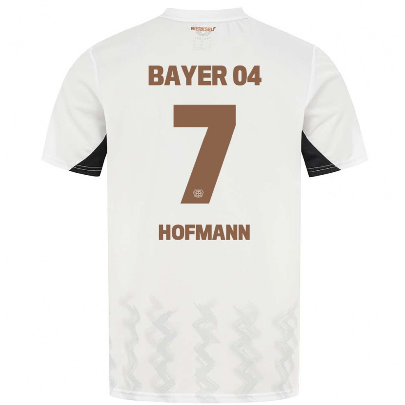 Danxen Hombre Camiseta Jonas Hofmann #7 Blanco Negro 2ª Equipación 2024/25 La Camisa