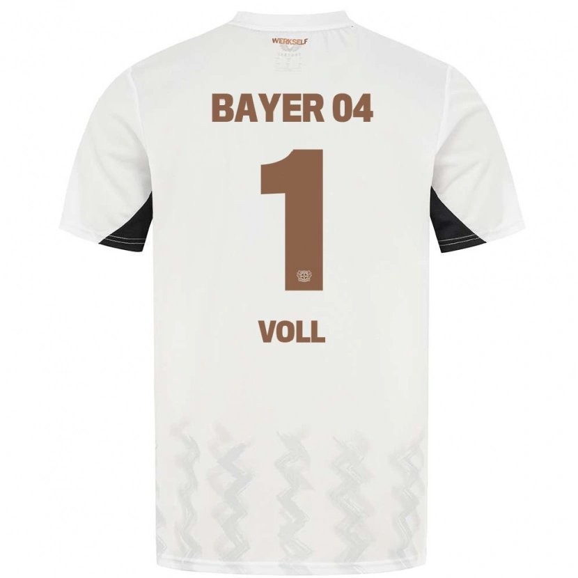 Danxen Hombre Camiseta Charlotte Voll #1 Blanco Negro 2ª Equipación 2024/25 La Camisa