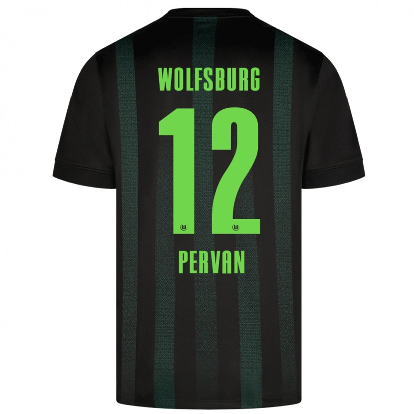 Danxen Hombre Camiseta Pavao Pervan #12 Verde Oscuro 2ª Equipación 2024/25 La Camisa