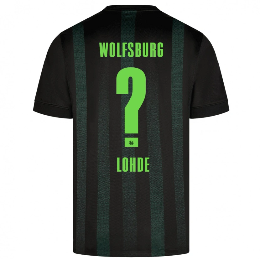 Danxen Hombre Camiseta Sven Lohde #0 Verde Oscuro 2ª Equipación 2024/25 La Camisa