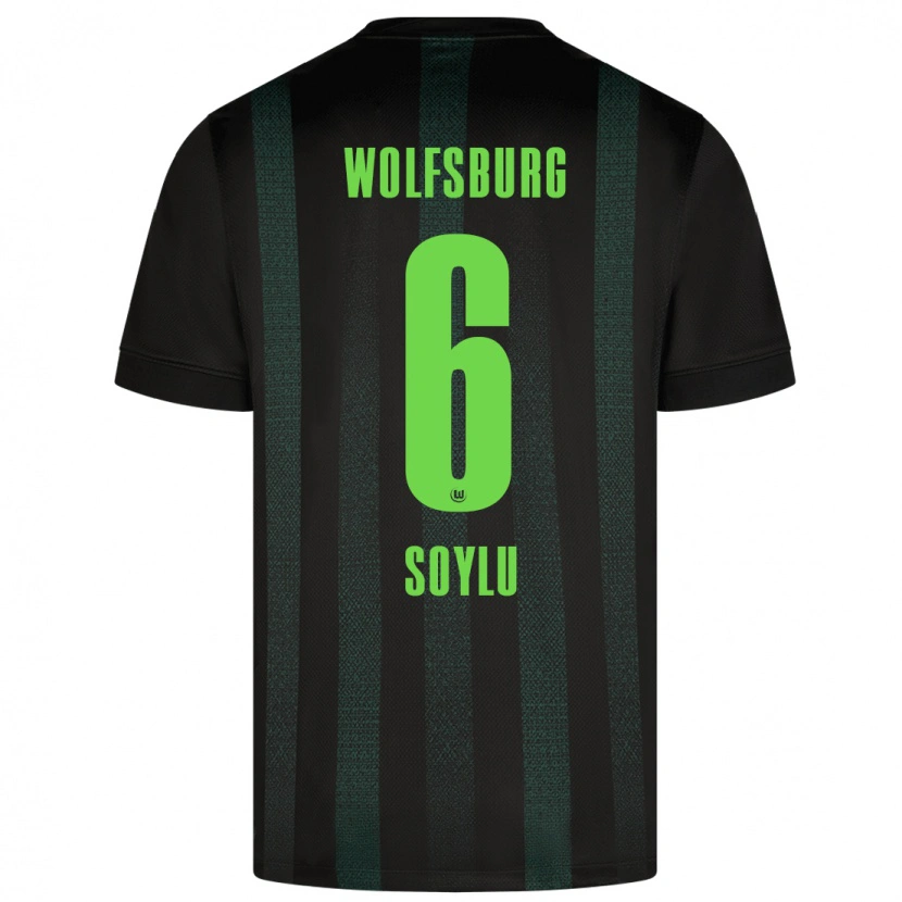 Danxen Hombre Camiseta Darwin Soylu #6 Verde Oscuro 2ª Equipación 2024/25 La Camisa