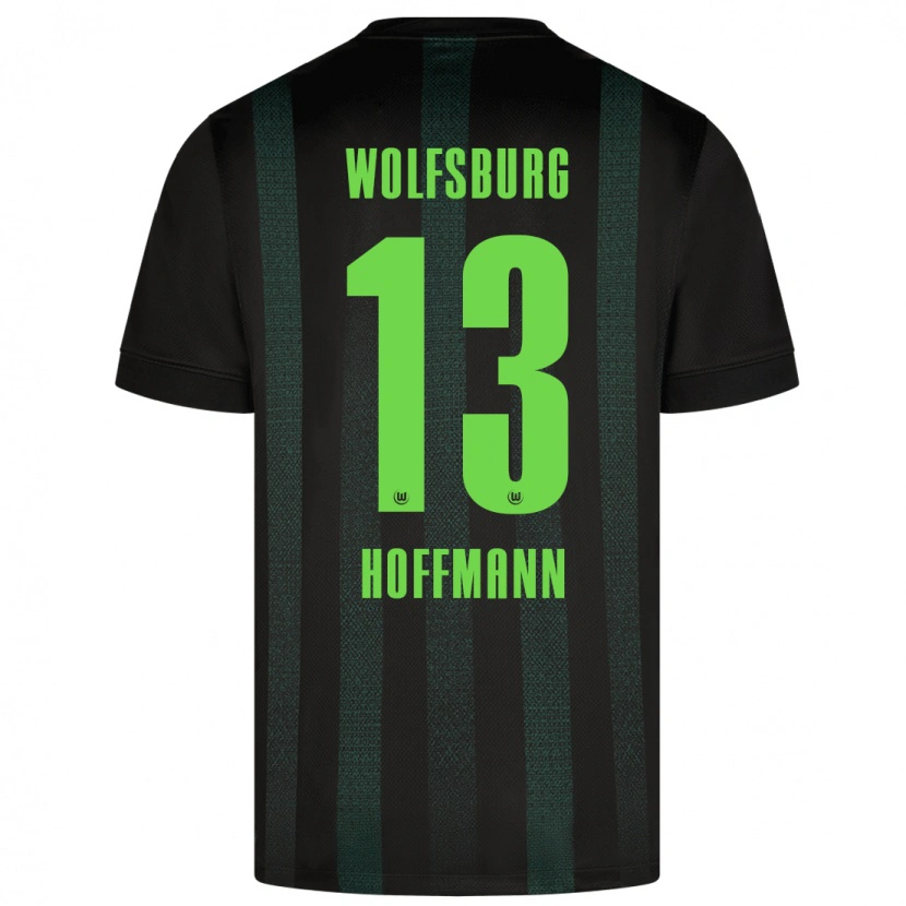 Danxen Hombre Camiseta Nils Hoffmann #13 Verde Oscuro 2ª Equipación 2024/25 La Camisa