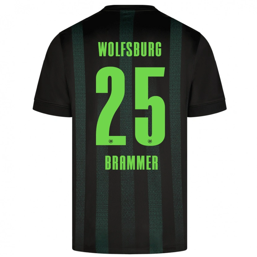 Danxen Hombre Camiseta Ole Brammer #25 Verde Oscuro 2ª Equipación 2024/25 La Camisa