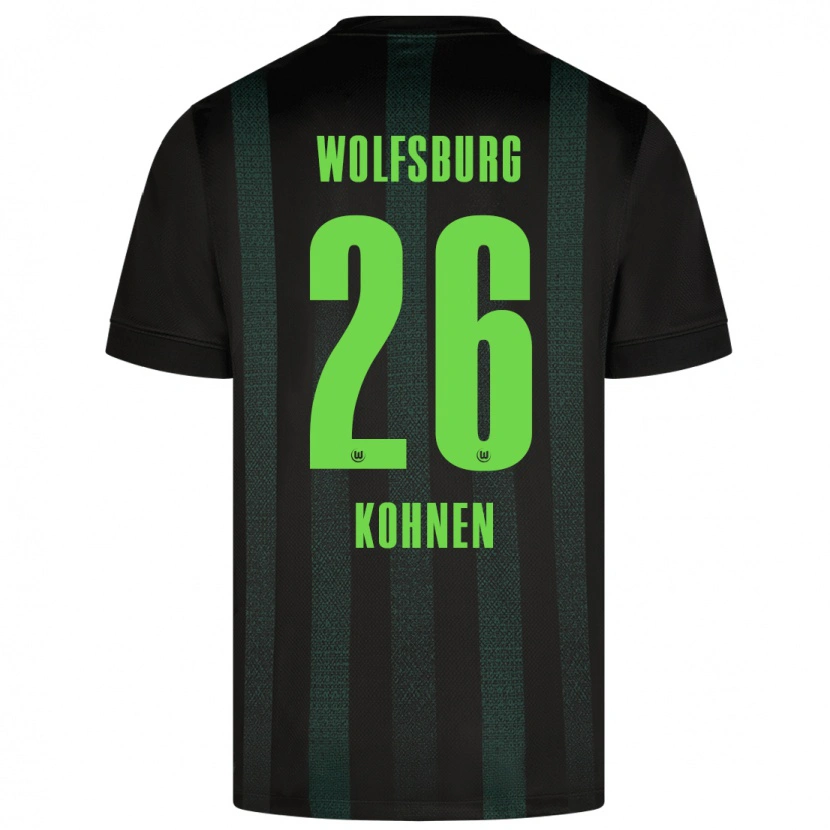 Danxen Hombre Camiseta Ben Kohnen #26 Verde Oscuro 2ª Equipación 2024/25 La Camisa