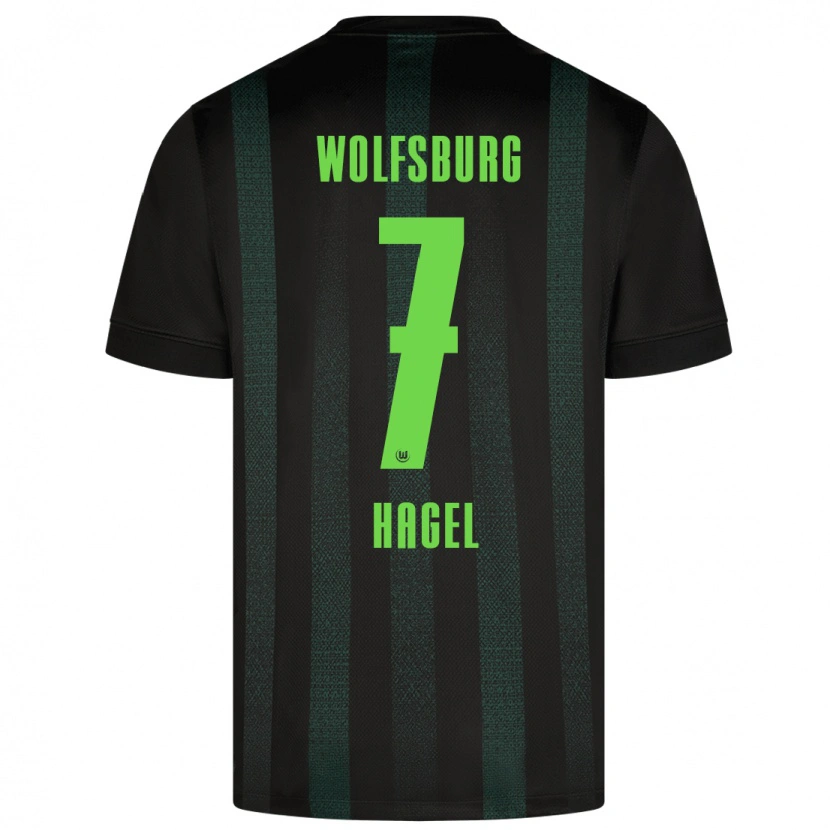 Danxen Hombre Camiseta Chantal Hagel #7 Verde Oscuro 2ª Equipación 2024/25 La Camisa