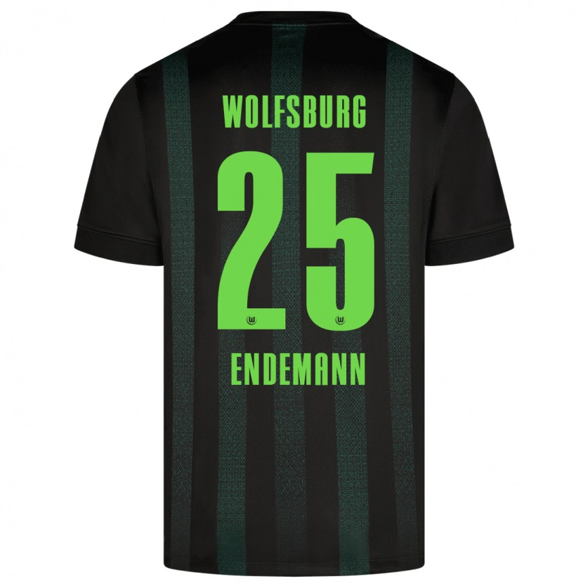 Danxen Hombre Camiseta Vivien Endemann #25 Verde Oscuro 2ª Equipación 2024/25 La Camisa