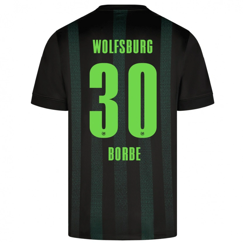 Danxen Hombre Camiseta Anneke Borbe #30 Verde Oscuro 2ª Equipación 2024/25 La Camisa