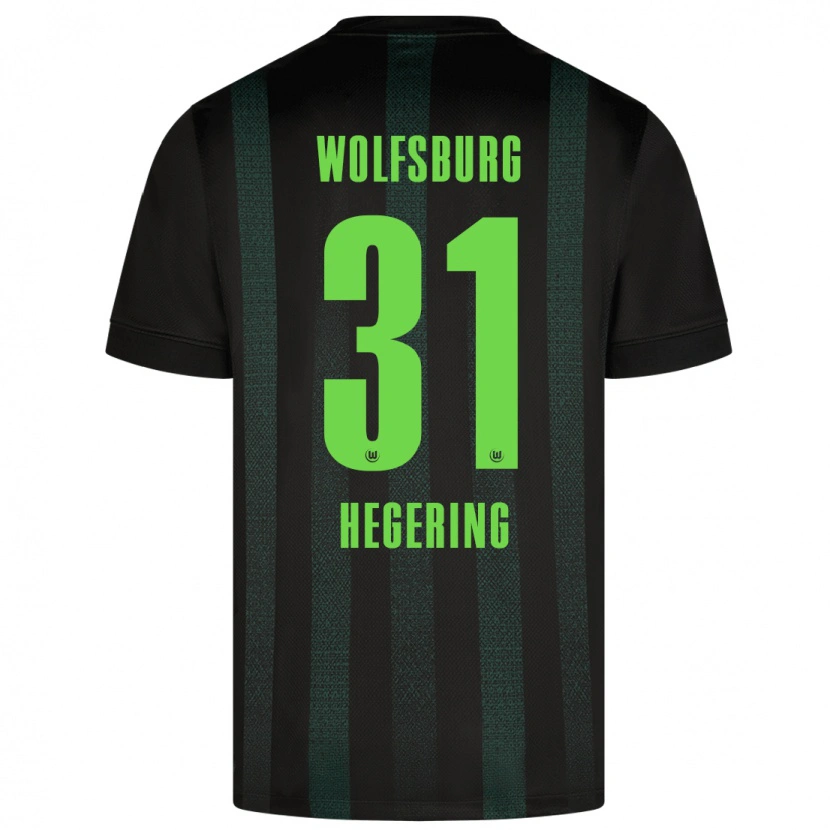 Danxen Hombre Camiseta Marina Hegering #31 Verde Oscuro 2ª Equipación 2024/25 La Camisa