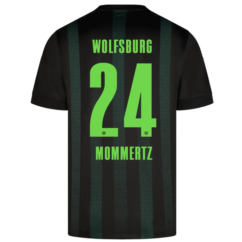 Danxen Hombre Camiseta Benjamin Mommertz #24 Verde Oscuro 2ª Equipación 2024/25 La Camisa