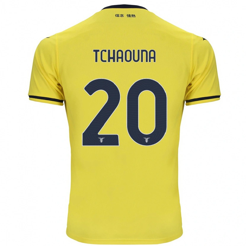 Danxen Hombre Camiseta Loum Tchaouna #20 Amarillo 2ª Equipación 2024/25 La Camisa