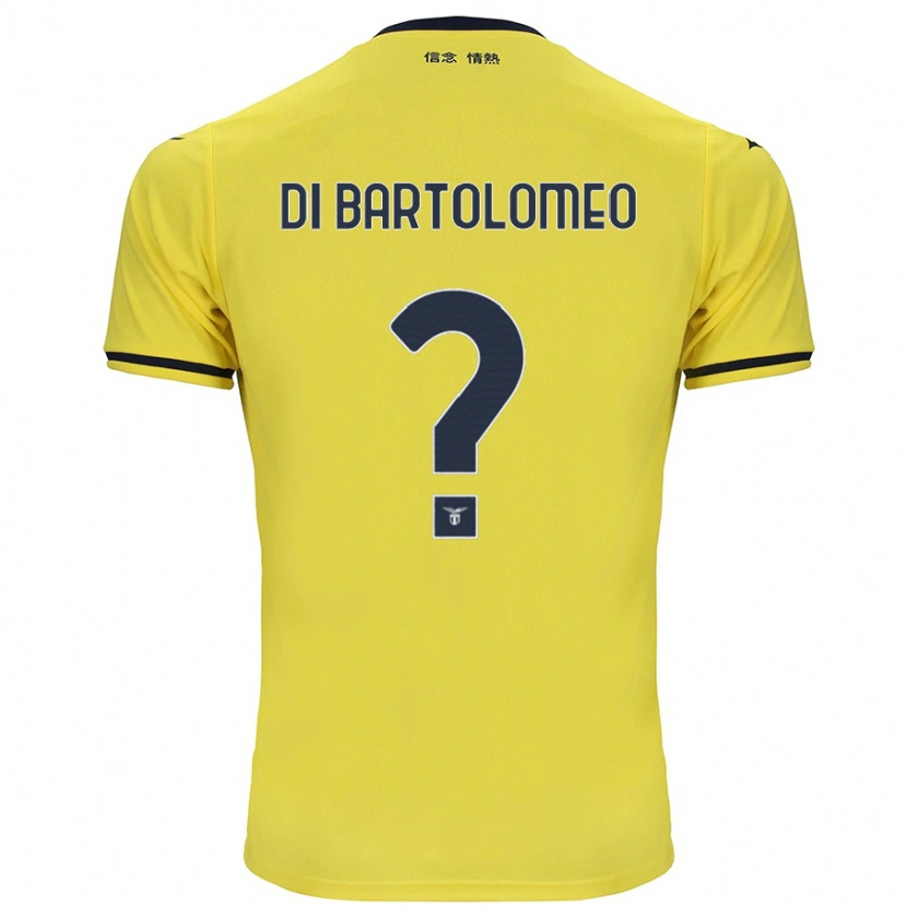 Danxen Hombre Camiseta Damiano Di Bartolomeo #0 Amarillo 2ª Equipación 2024/25 La Camisa