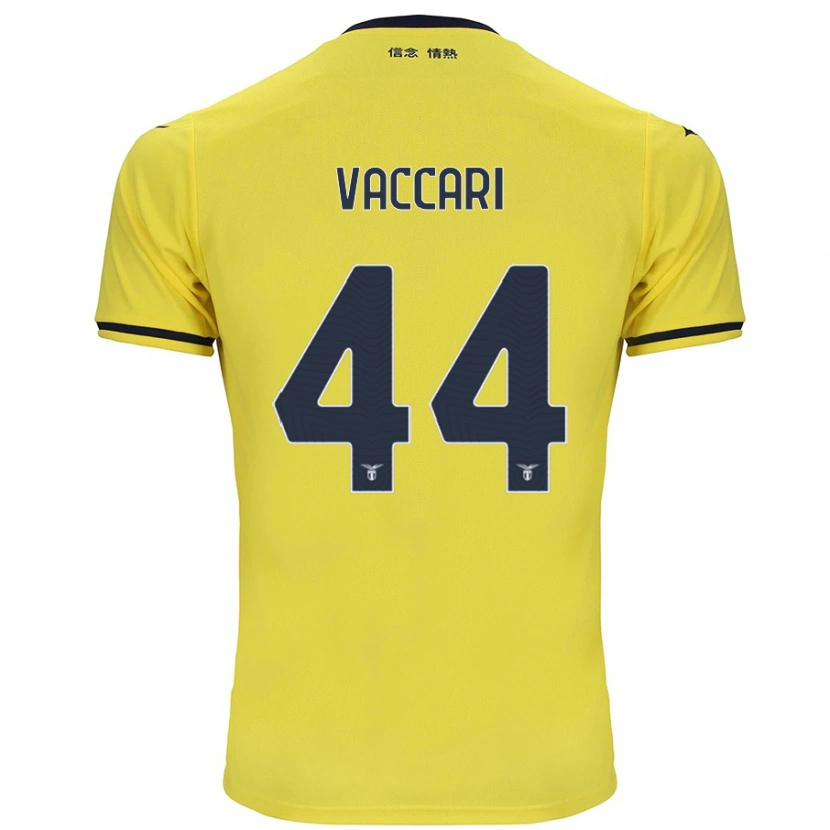 Danxen Hombre Camiseta Flavia Vaccari #44 Amarillo 2ª Equipación 2024/25 La Camisa