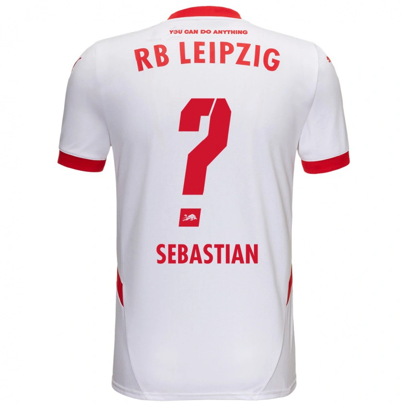 Danxen Mujer Camiseta Jordy Sebastian #0 Blanco Rojo 1ª Equipación 2024/25 La Camisa